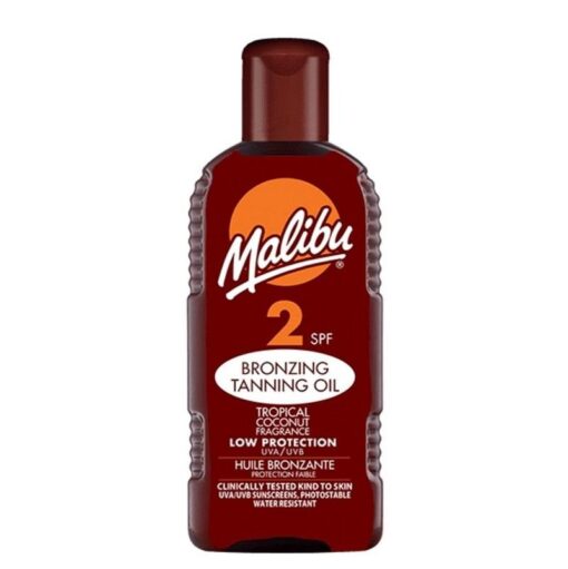 Malibu Bronzing Tanning Oil SPF2 200ml