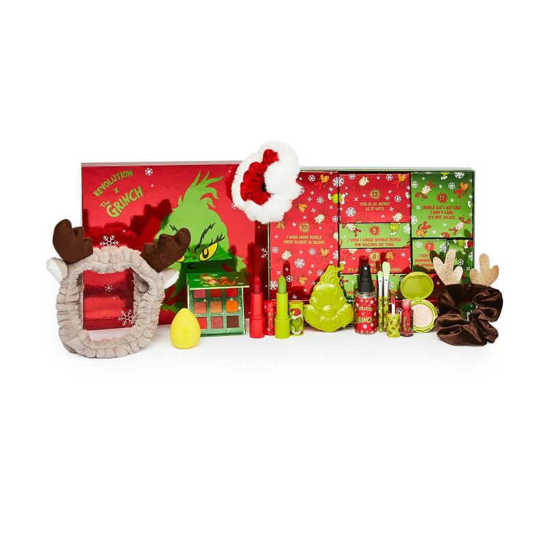 Makeup Revolution x The Grinch 12 Days Advent Calendar